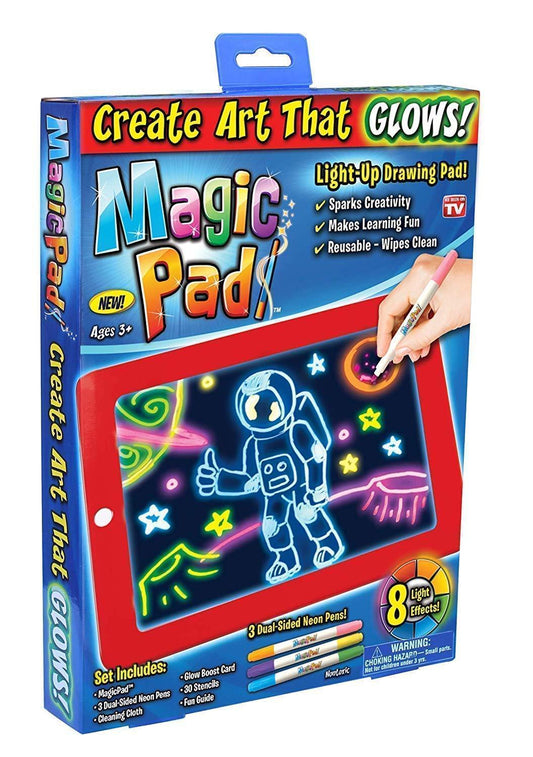 Magic Pad Light Up Drawing Glow Pad| Light Up LED Magic Sketch Pad